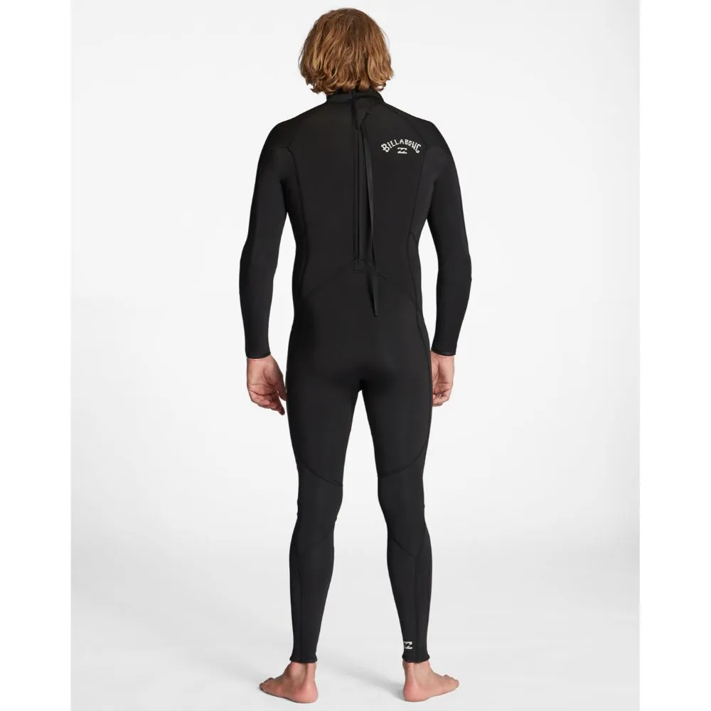 BILLABONG ABSOLUTE 3/2 BACK ZIP BLACK