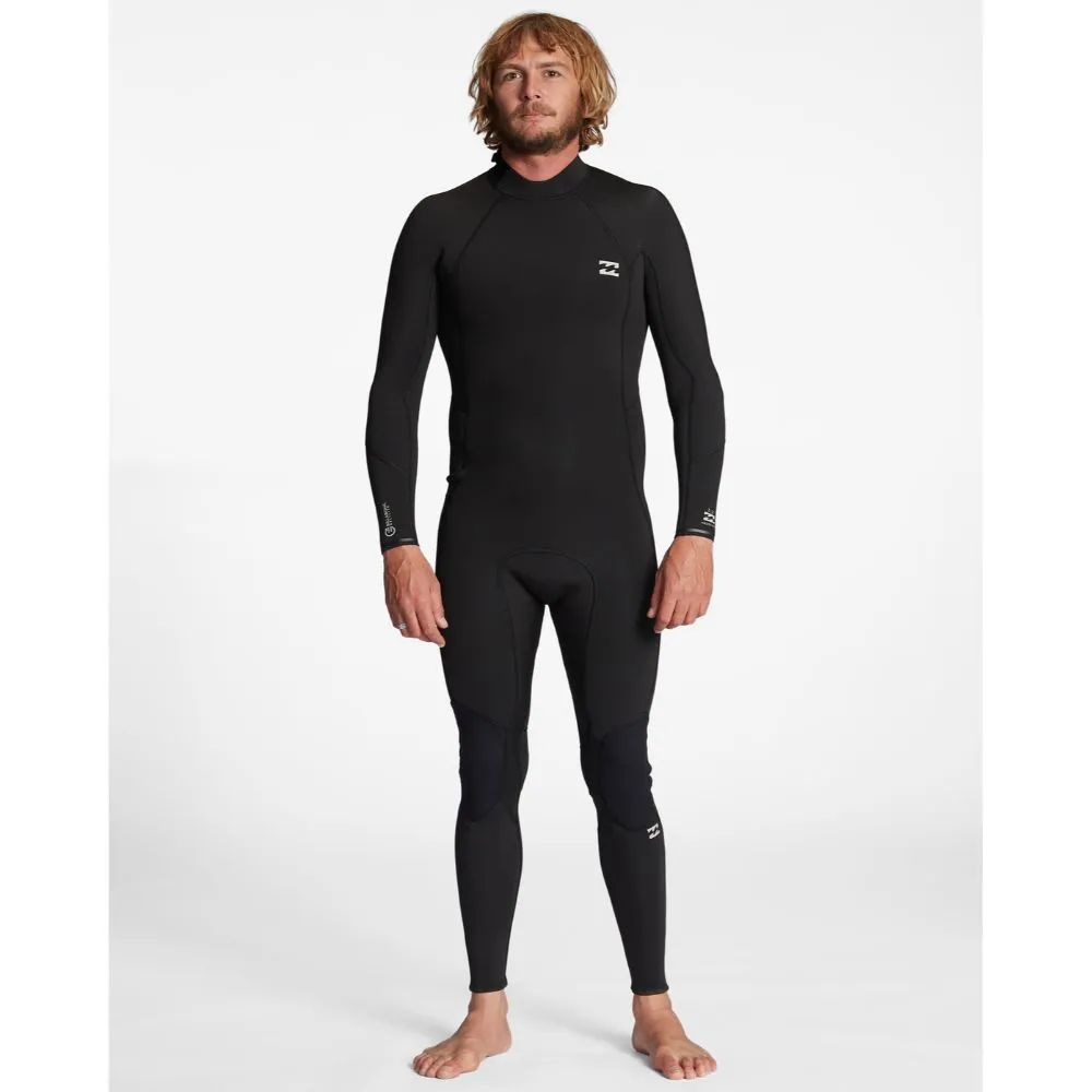 BILLABONG ABSOLUTE 3/2 BACK ZIP BLACK