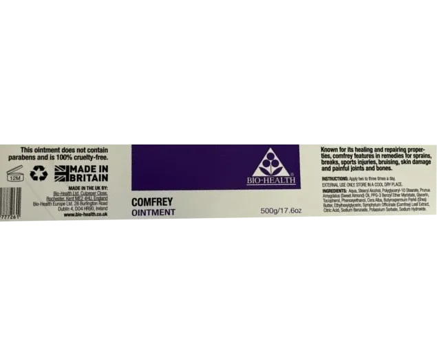 Bio-Health Comfrey Ointment 500g