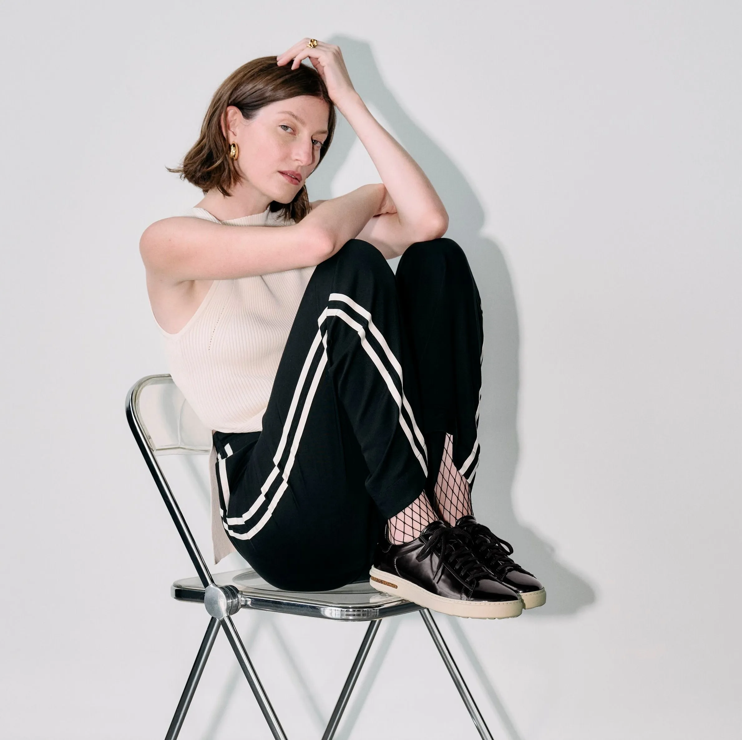 Birkenstock Bend Low high shine black leather