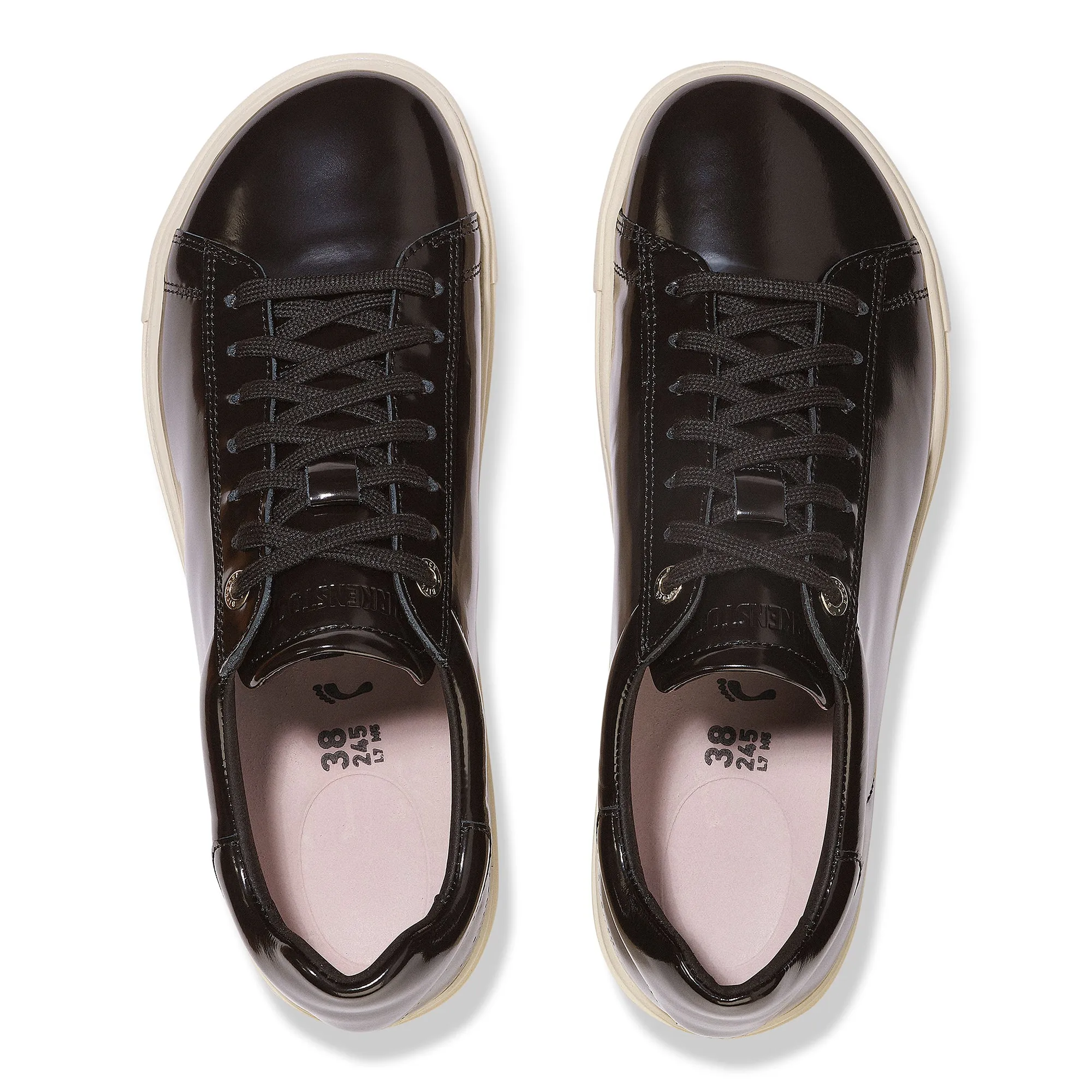 Birkenstock Bend Low high shine black leather