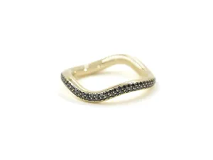 Black Diamond Popie Ring