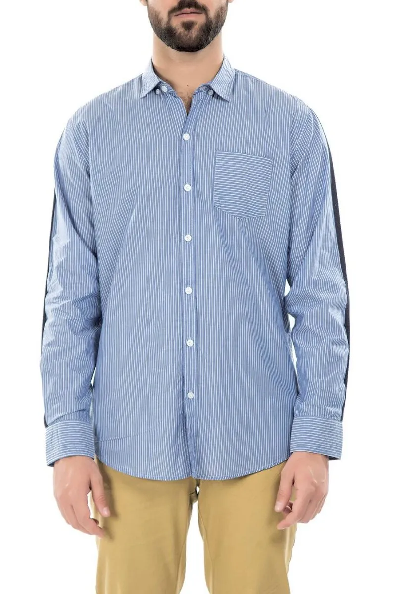 Blue Casual Shirt FS Regular Fit