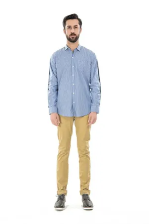 Blue Casual Shirt FS Regular Fit