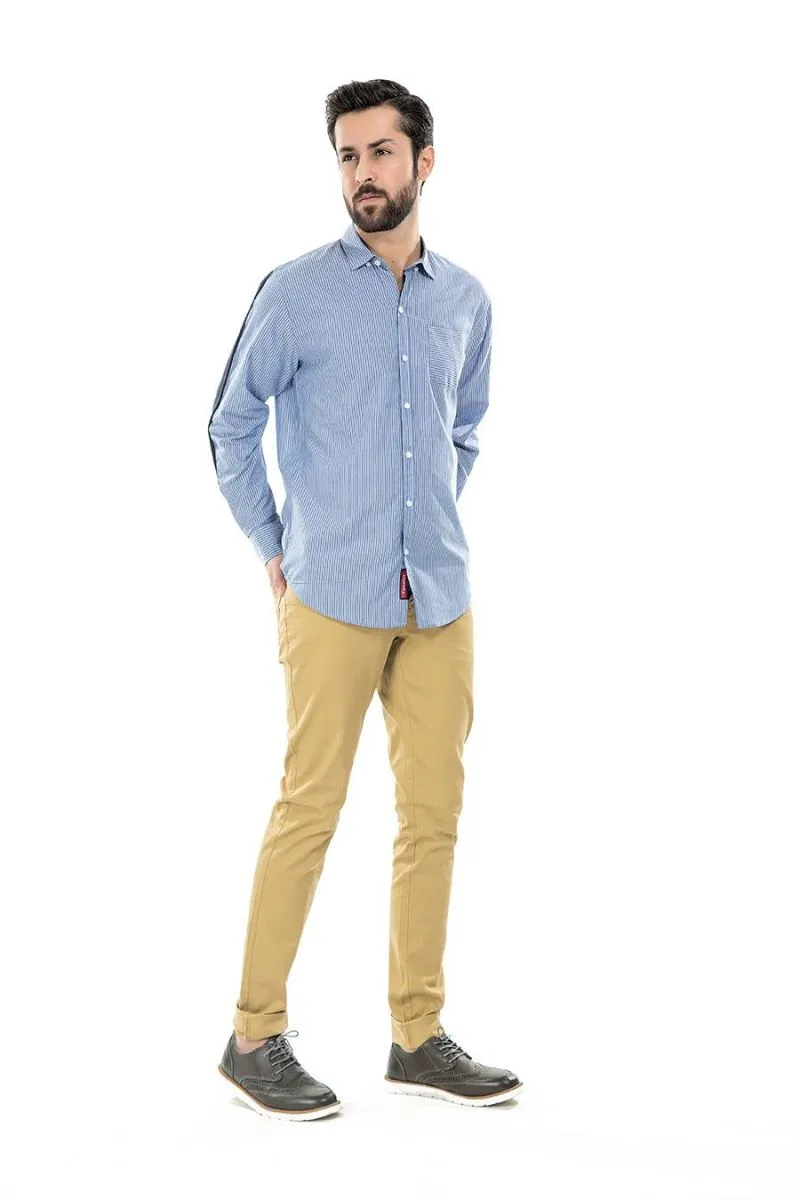 Blue Casual Shirt FS Regular Fit