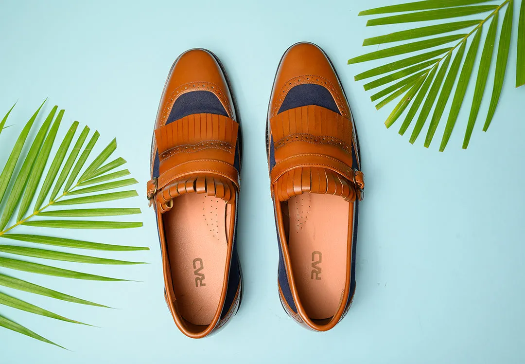 Blue Frill Loafer