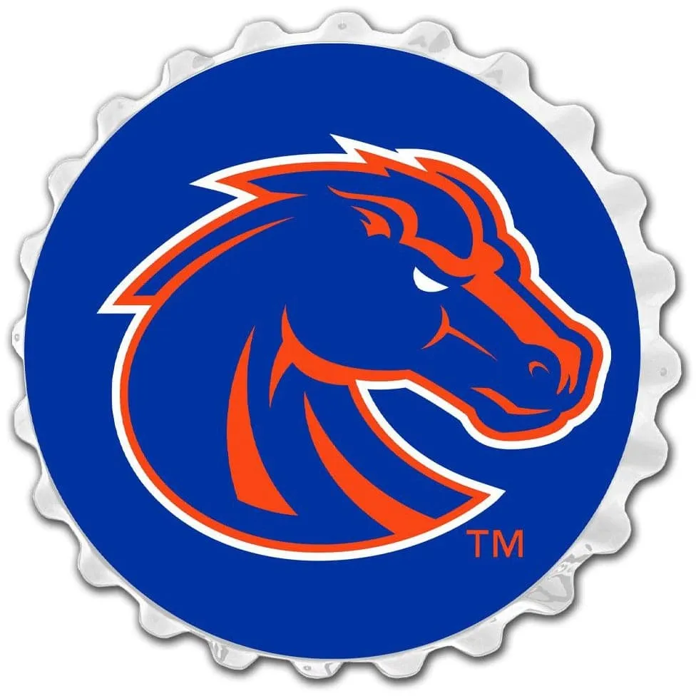 Boise State Broncos: Bottle Cap Wall Sign
