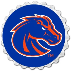 Boise State Broncos: Bottle Cap Wall Sign