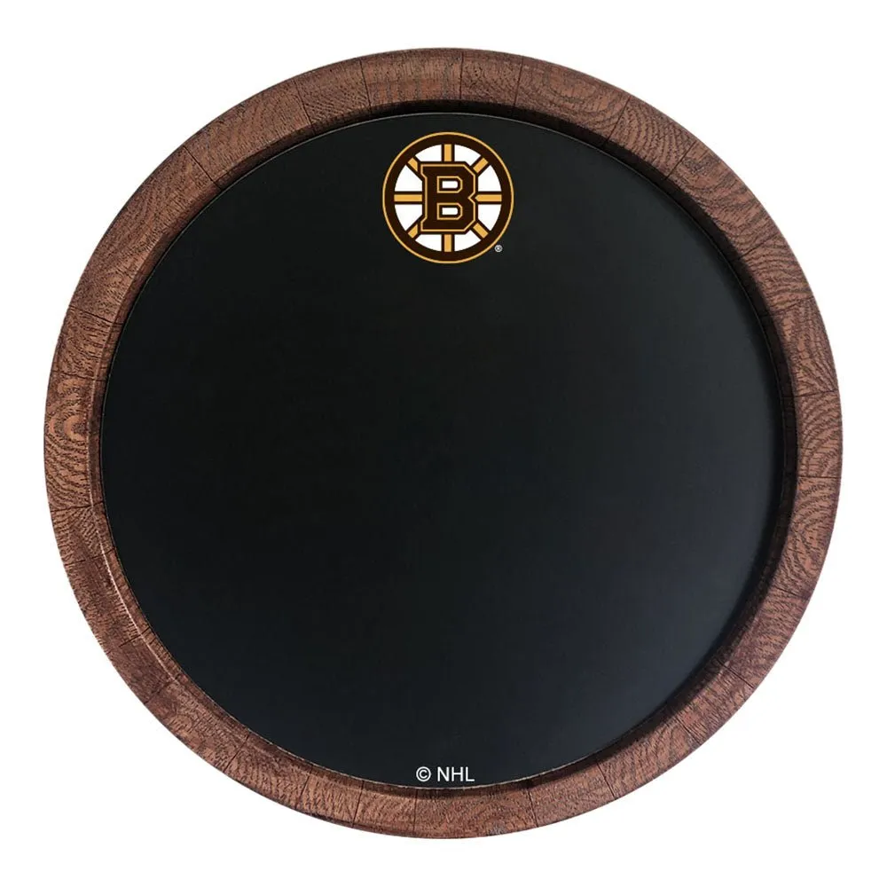 Boston Bruins: Chalkbaord "Faux" Barrel Top Sign