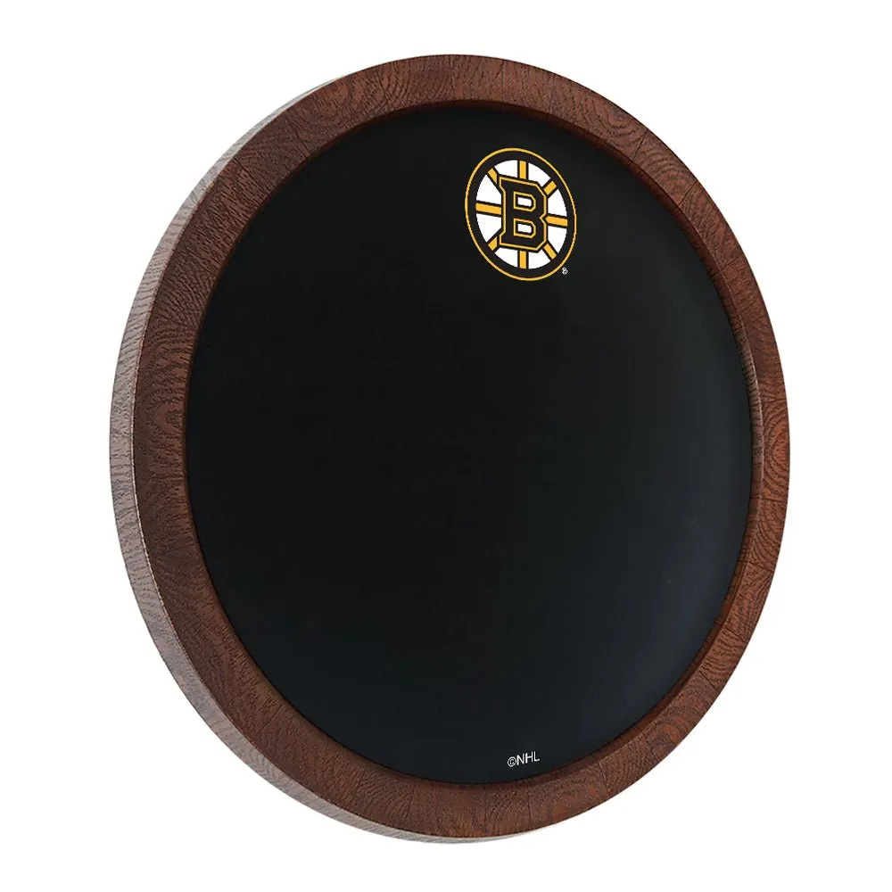 Boston Bruins: Chalkbaord "Faux" Barrel Top Sign
