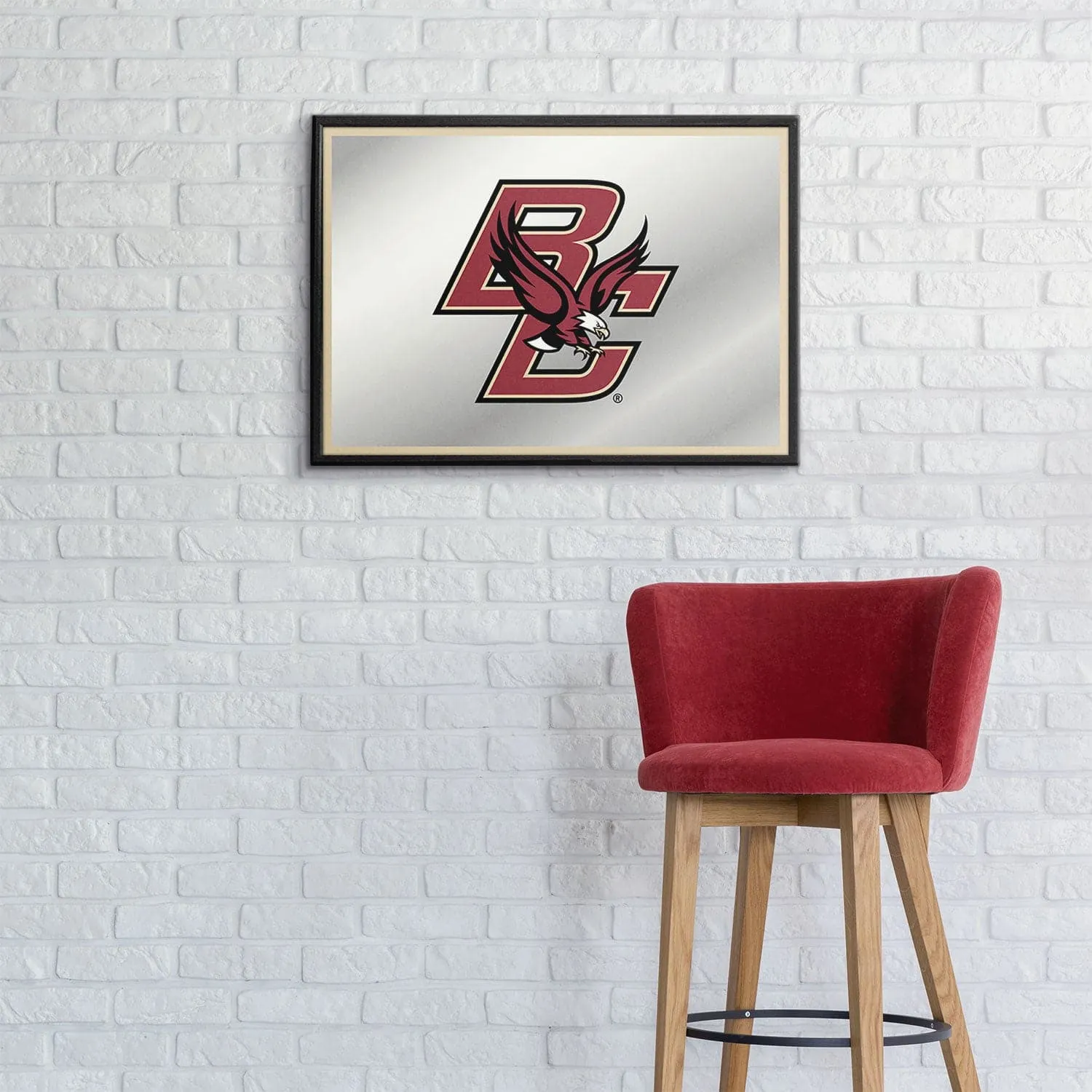 Boston College Eagles: Framed Mirrored Wall Sign