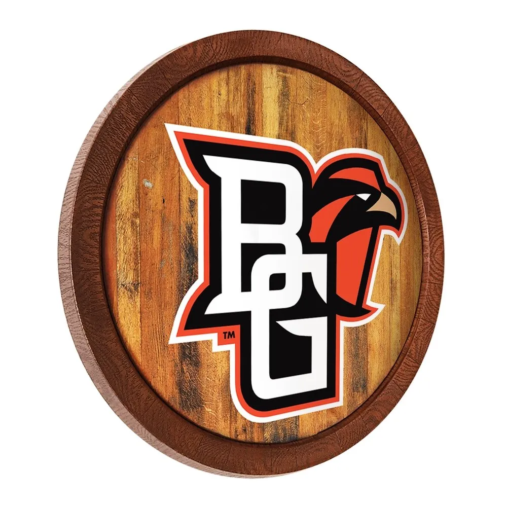 Bowling Green Falcons: "Faux" Barrel Top Sign