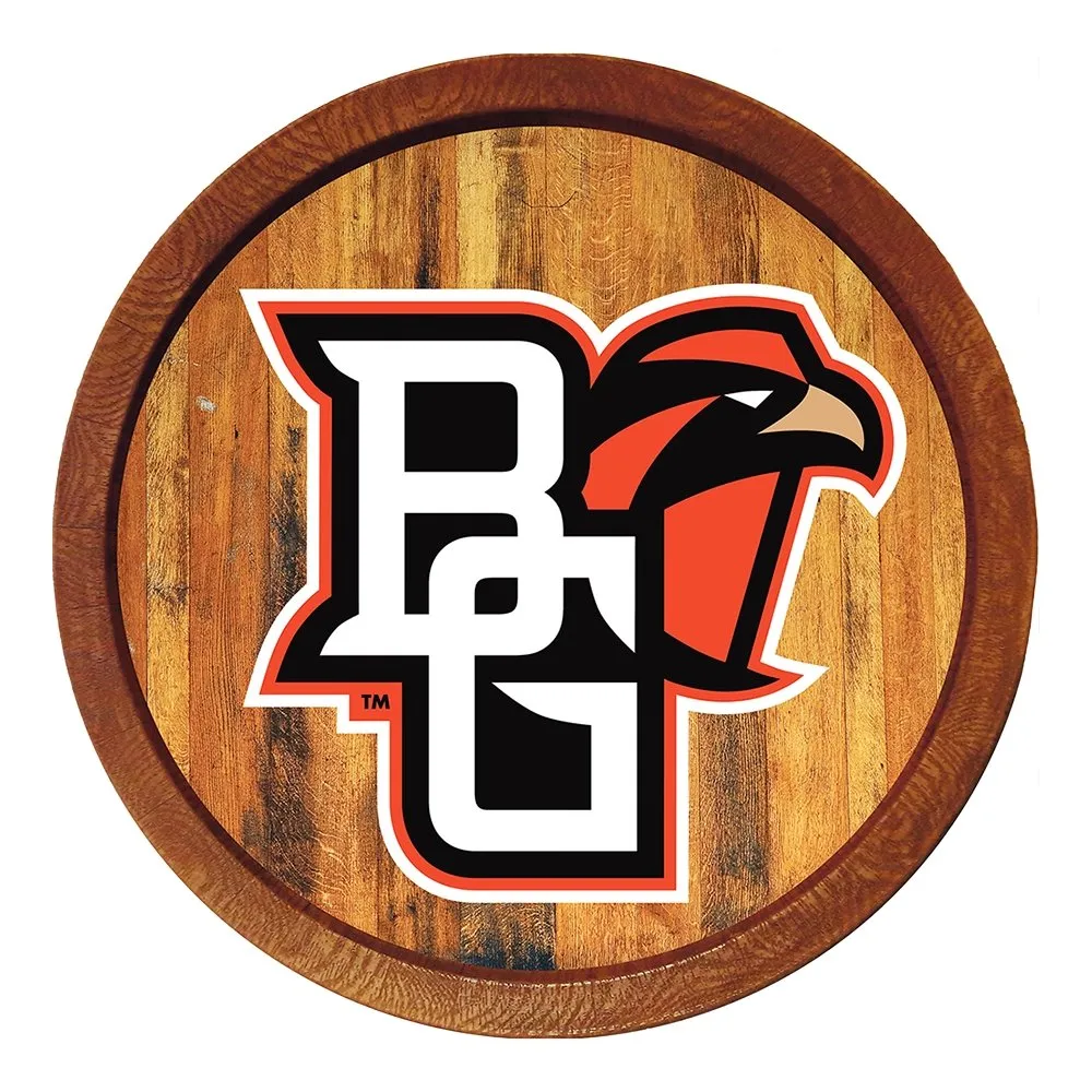 Bowling Green Falcons: "Faux" Barrel Top Sign