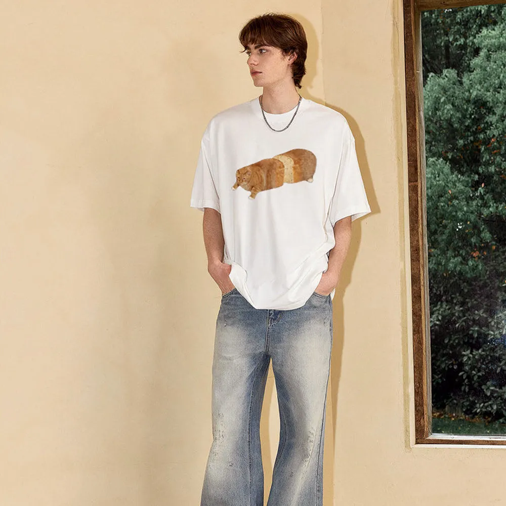 Bread Slice Cat T-Shirt