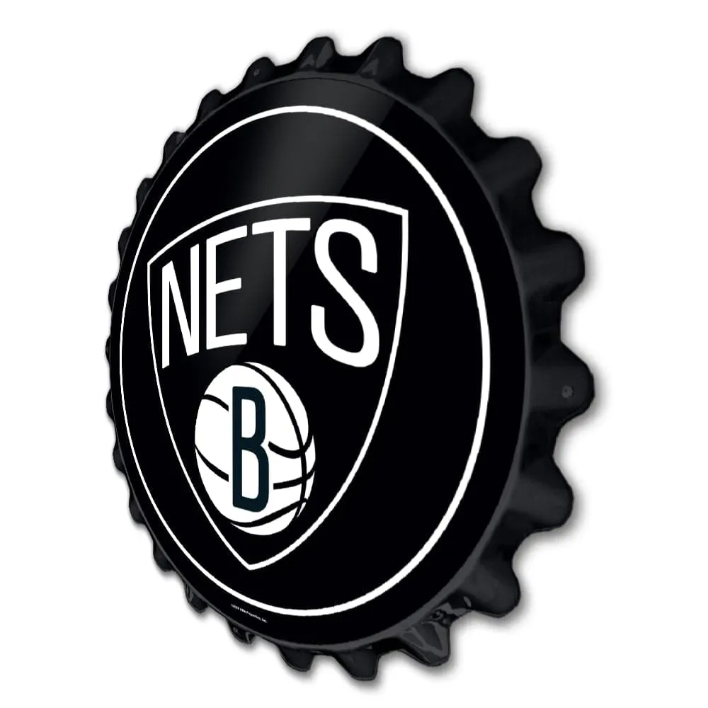 Brooklyn Nets: Bottle Cap Wall Sign