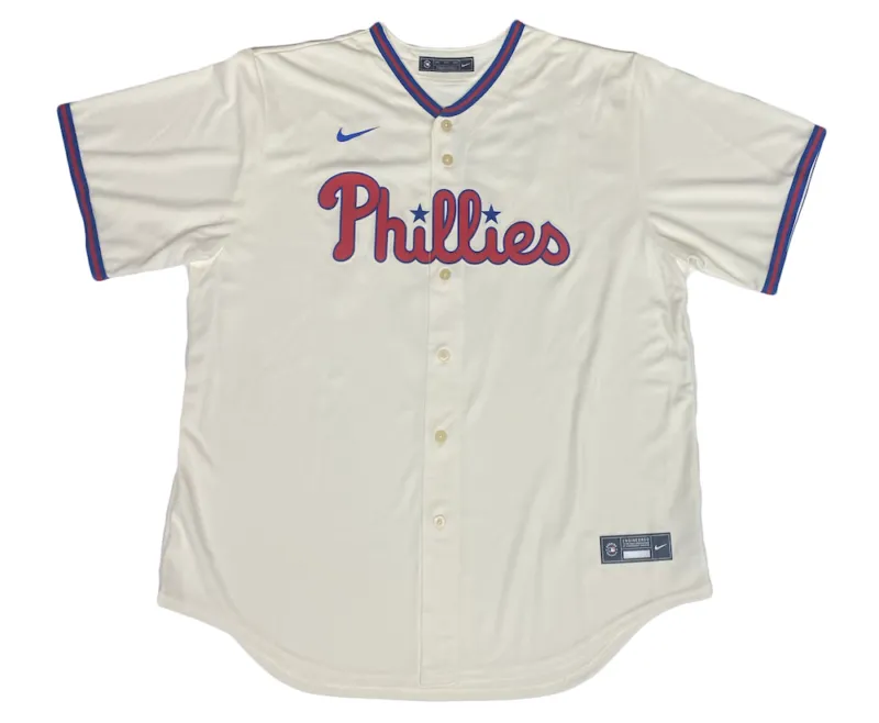 BRYCE HARPER Autographed Philadelphia Phillies Nike Cream Jersey FANATICS