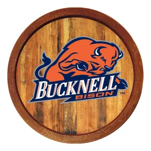 Bucknell Bison: "Faux" Barrel Top Sign