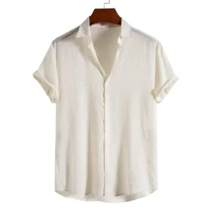 Camisa Casual Manga Curta Summer