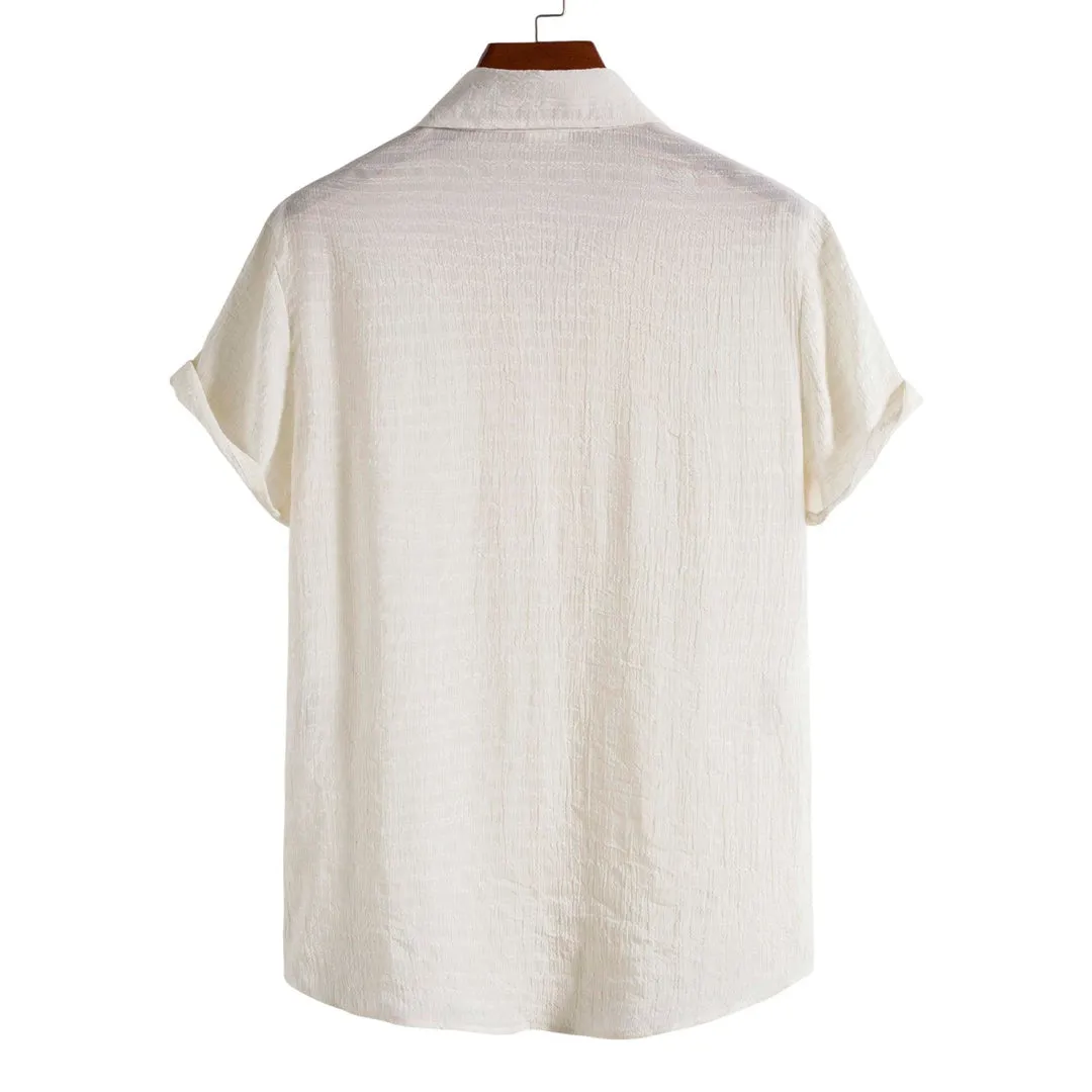 Camisa Casual Manga Curta Summer