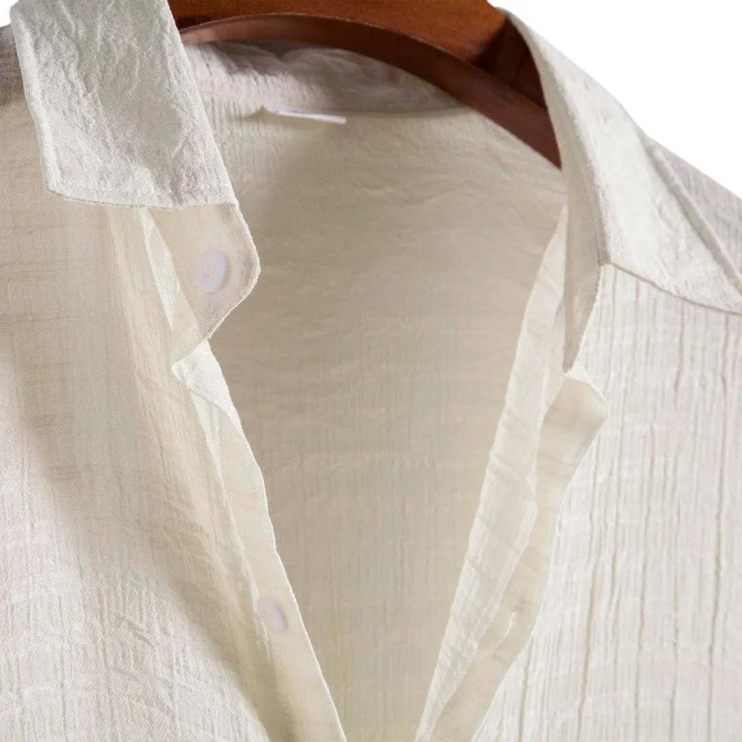Camisa Casual Manga Curta Summer