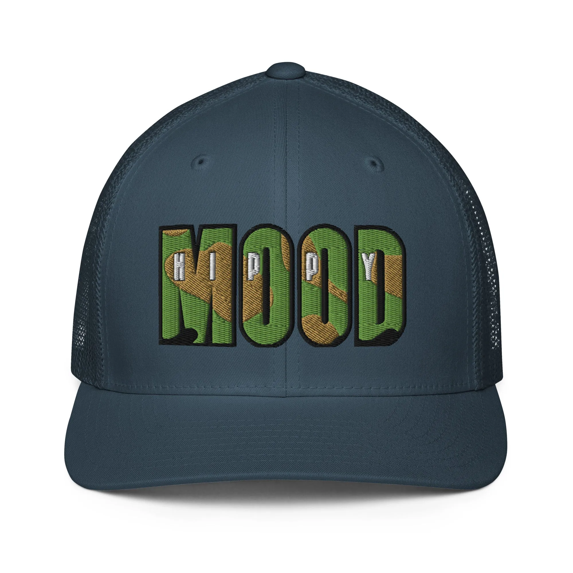 Camo Print Closed-back Trucker Cap