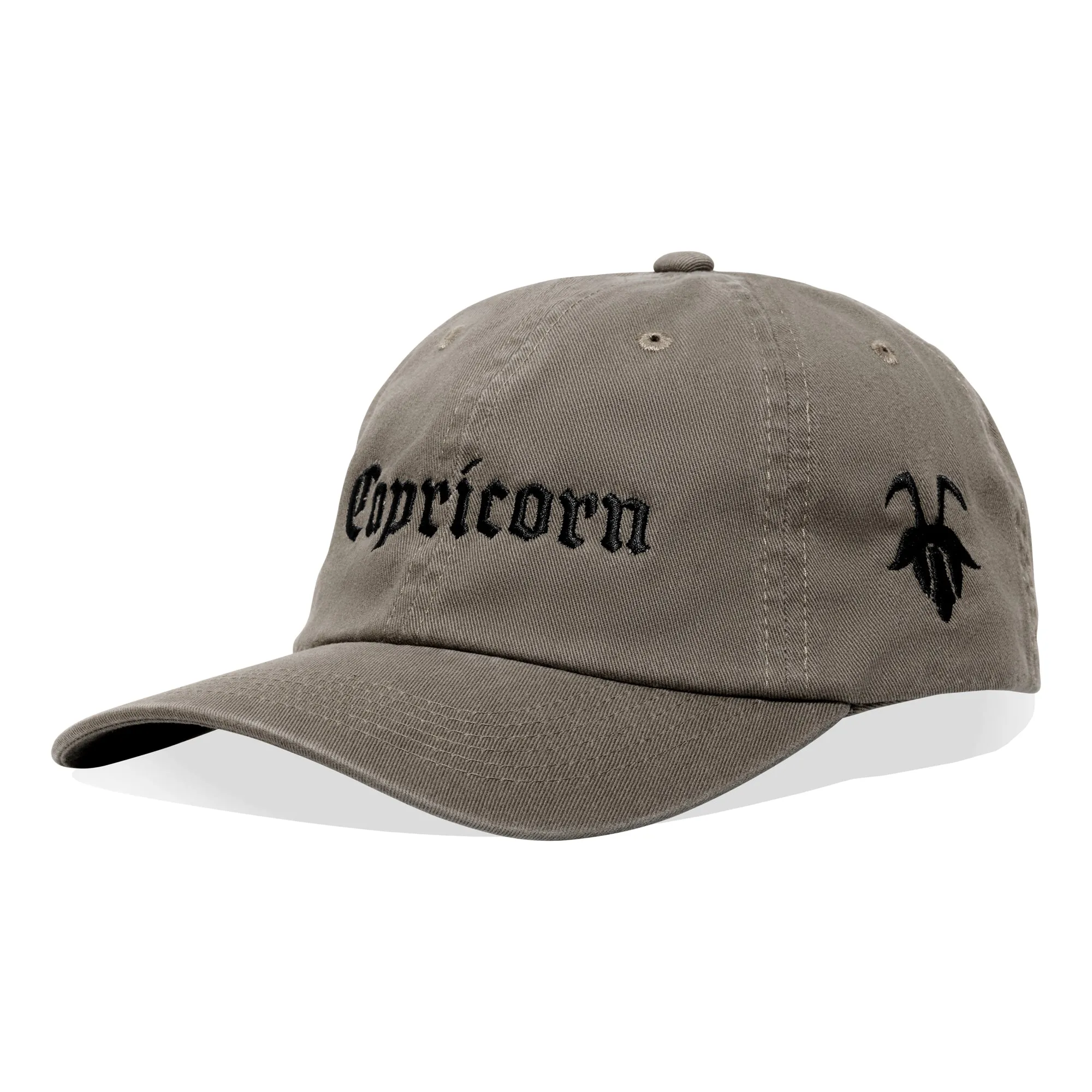 CAPRICORN ZODIAC HAT (OLIVE/GREY)