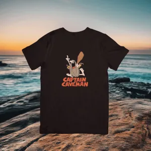 Captain Caveman Retro T-Shirt – Classic Cartoon Fan Apparel