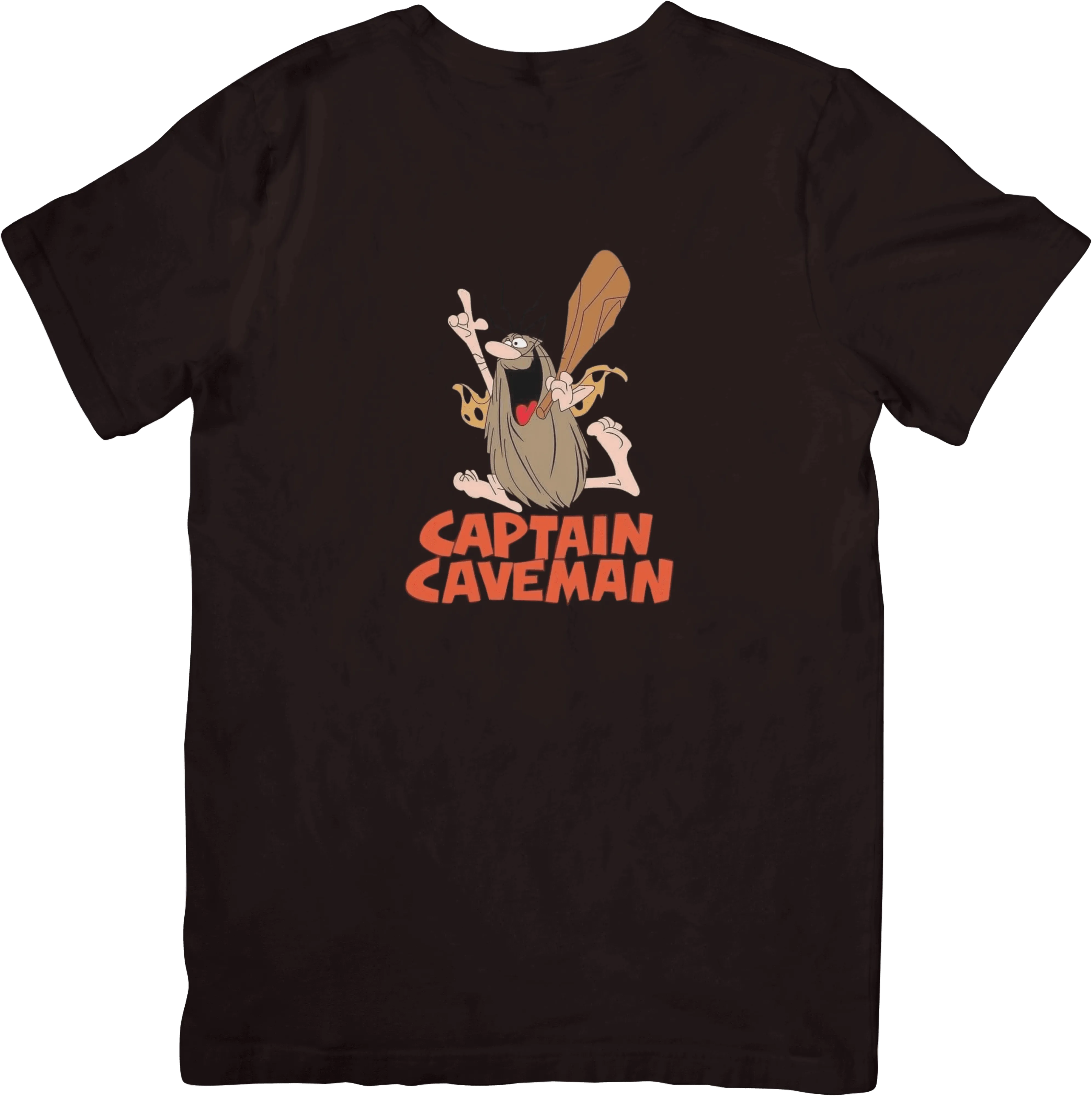 Captain Caveman Retro T-Shirt – Classic Cartoon Fan Apparel