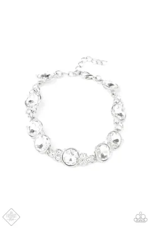 Care To Make A Wager? White Bracelet Paparazzi