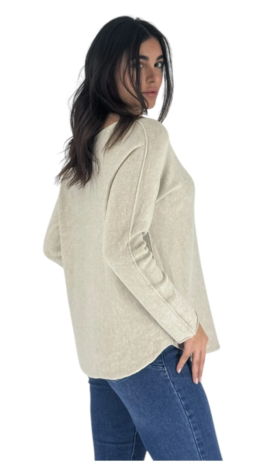 Carmen beige top