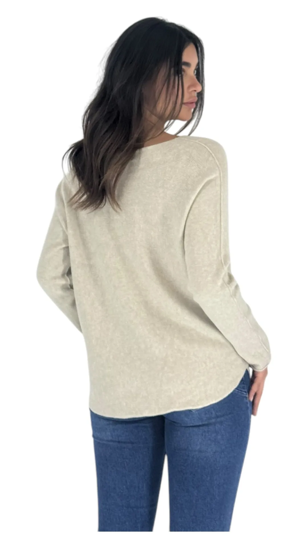 Carmen beige top