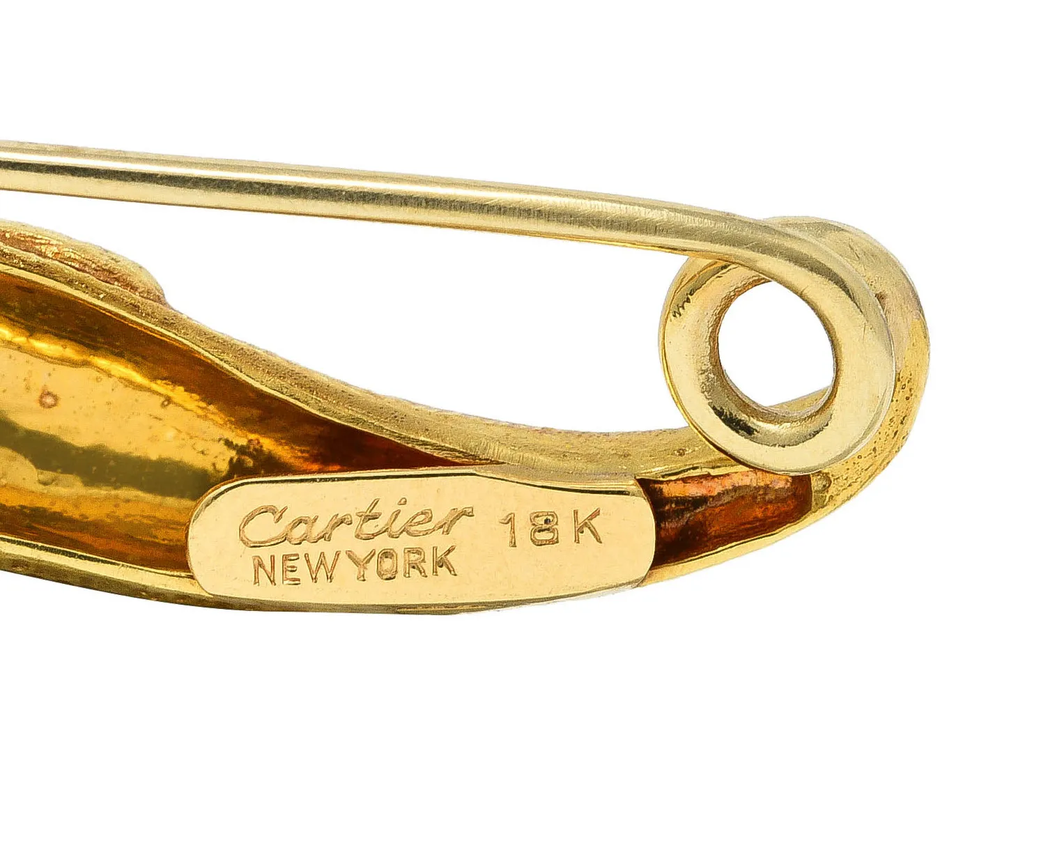 Cartier Ruby 18 Karat Yellow Gold Whimsical Gazelle Vintage Brooch