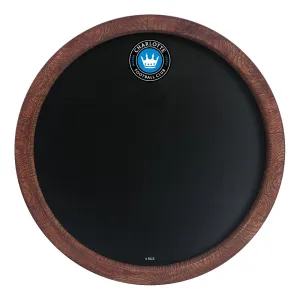 Charlotte FC: Chalkboard "Faux" Barrel Top Sign