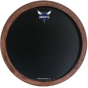 Charlotte Hornets: Chalkboard "Faux" Barrel Top Sign