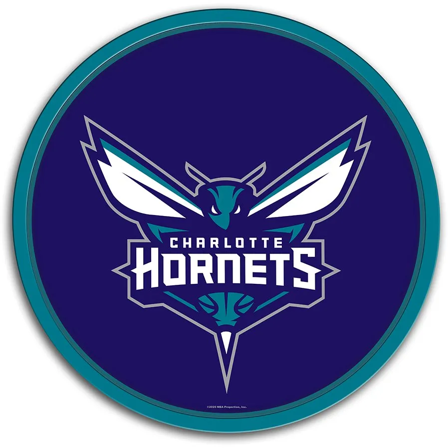 Charlotte Hornets: Modern Disc Wall Sign