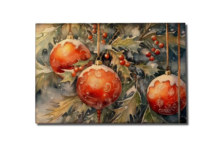 Christmas Wood Postcards - Winter Wonderland Series