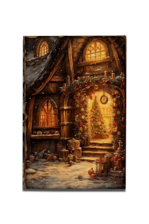 Christmas Wood Postcards - Winter Wonderland Series