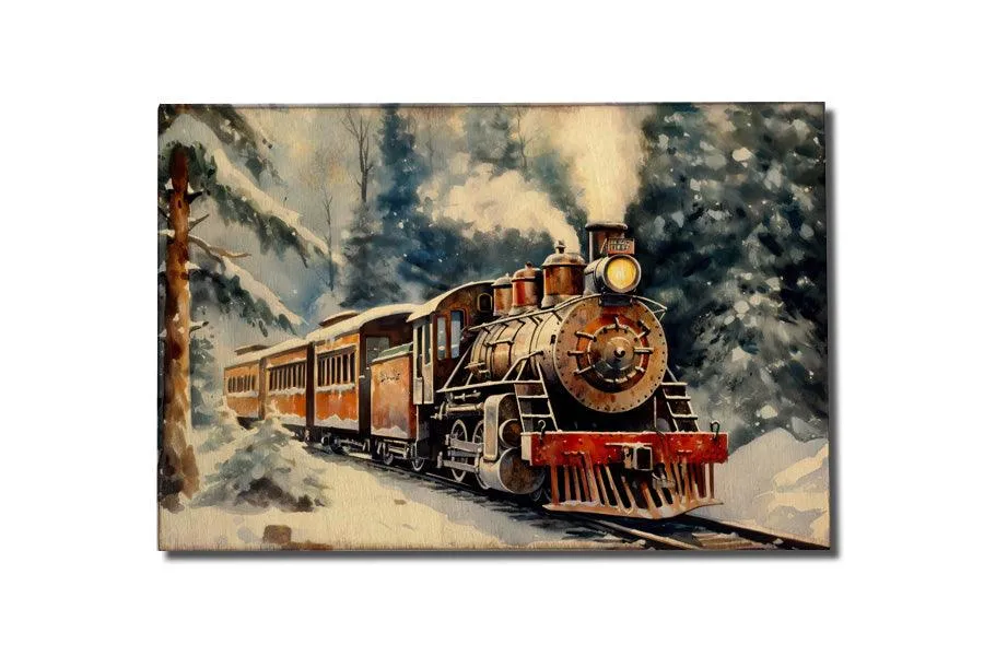Christmas Wood Postcards - Winter Wonderland Series