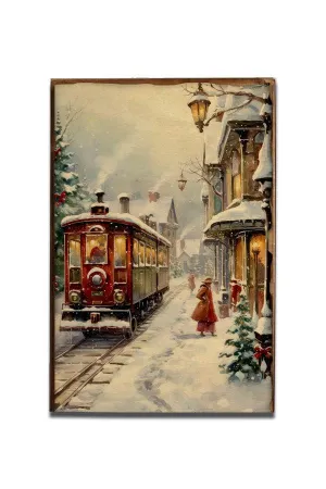 Christmas Wood Postcards - Winter Wonderland Series
