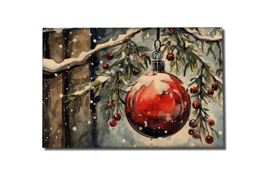 Christmas Wood Postcards - Winter Wonderland Series