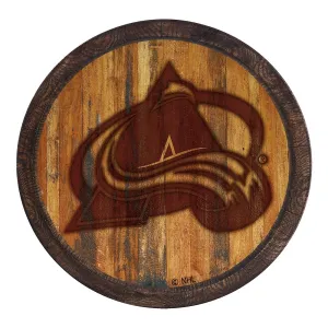 Colorado Avalanche: Branded "Faux" Barrel Top Sign