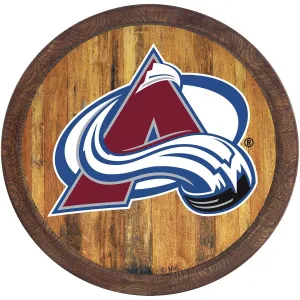 Colorado Avalanche: "Faux" Barrel Top Sign