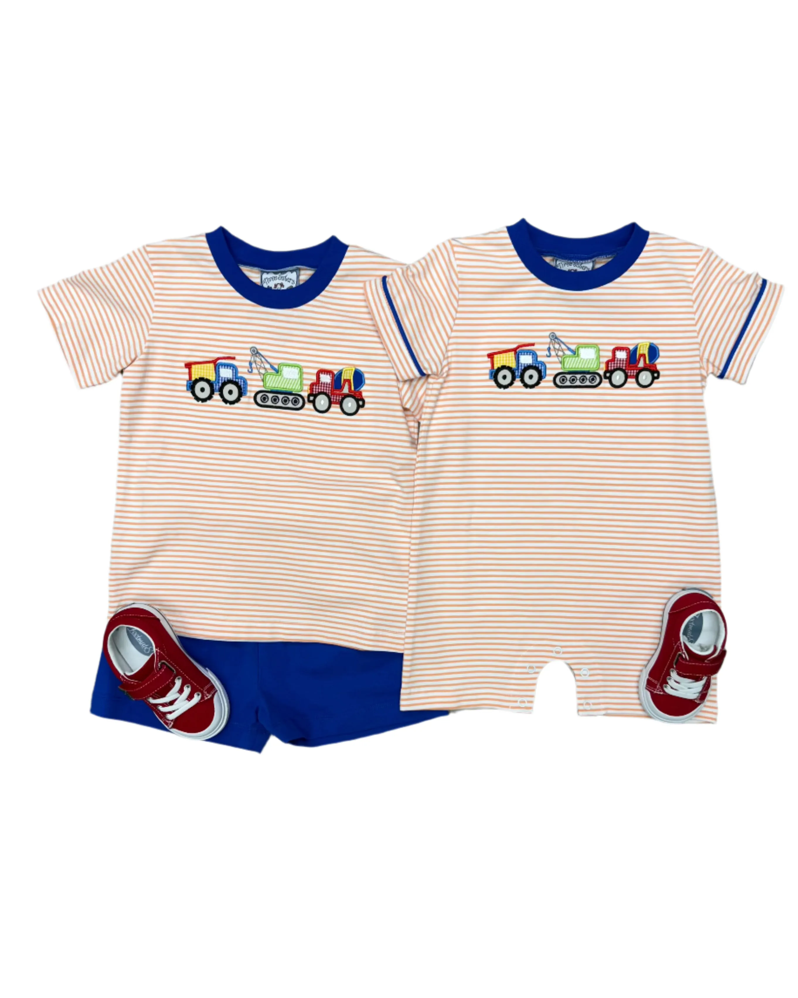 Construction Boys Short Set