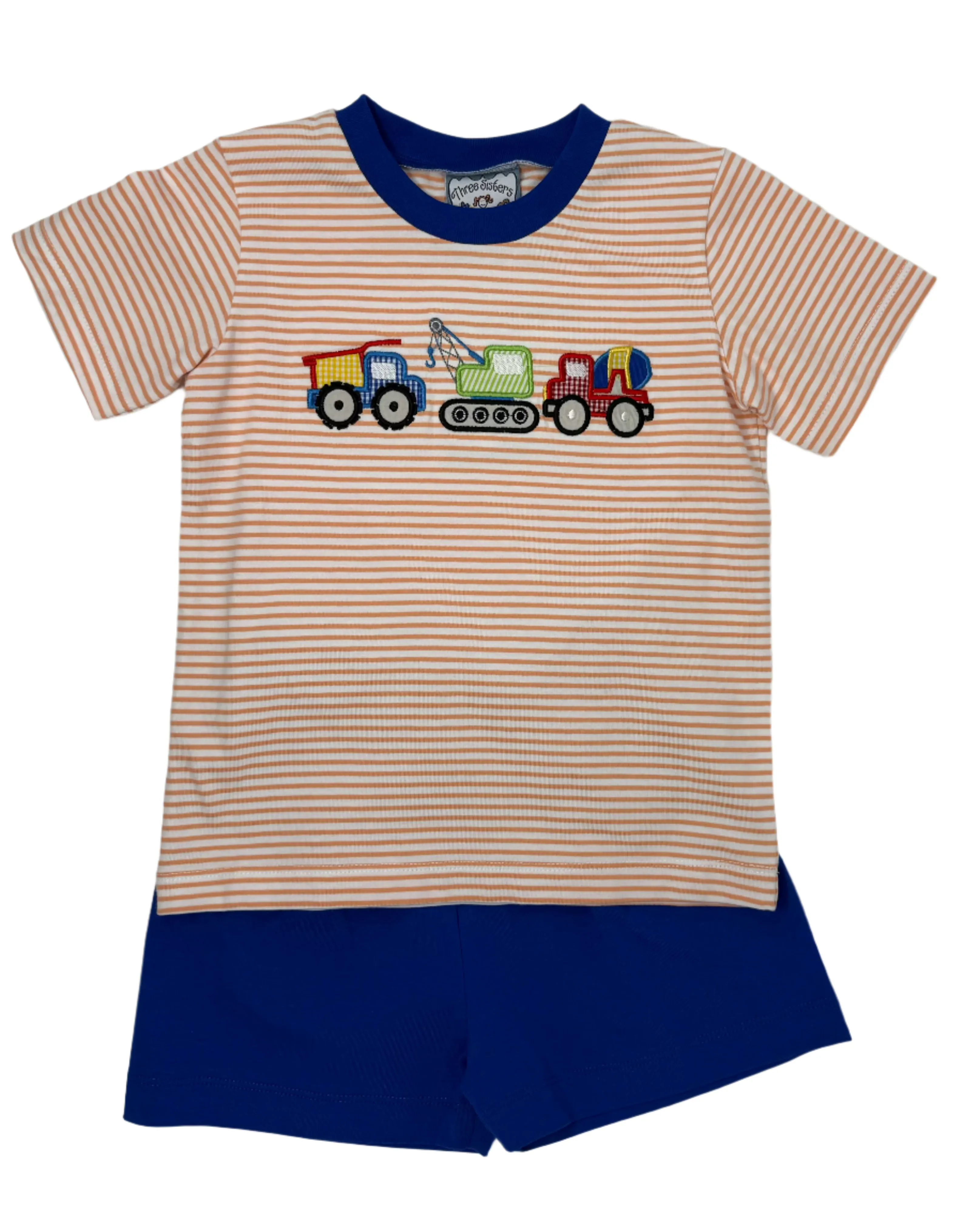 Construction Boys Short Set