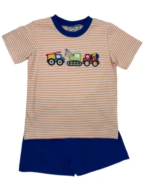 Construction Boys Short Set
