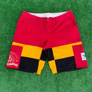Cool Calm and Khaki Hybrid Checkered Shorts