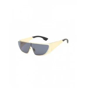 Cool Hollow Out Cycling Sunglasses - Golden