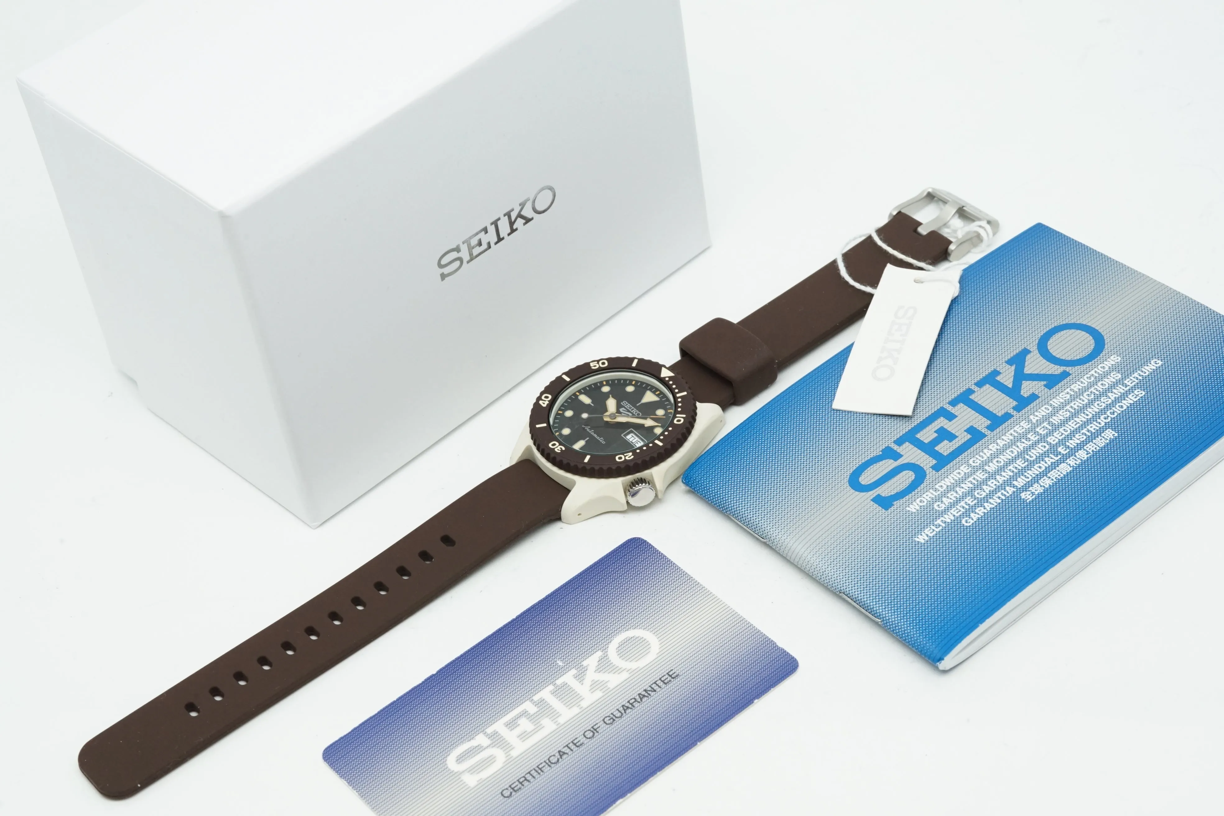 Copy of Seiko 5 Sports SRPG77K Brown Bio-Plastic Automatic Sports Watch