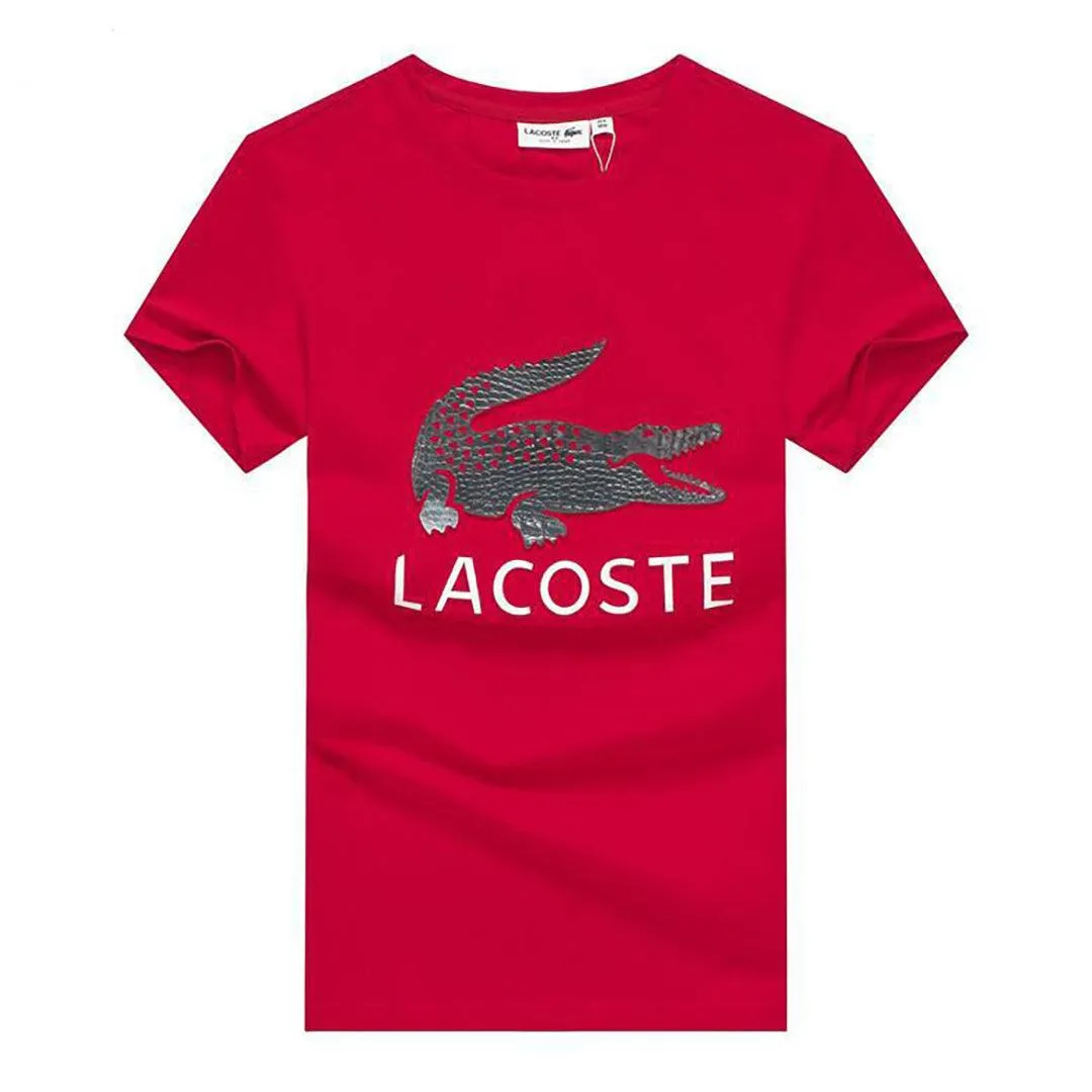 Cost Design Single Cool Cotton Round Neck Polo -Red