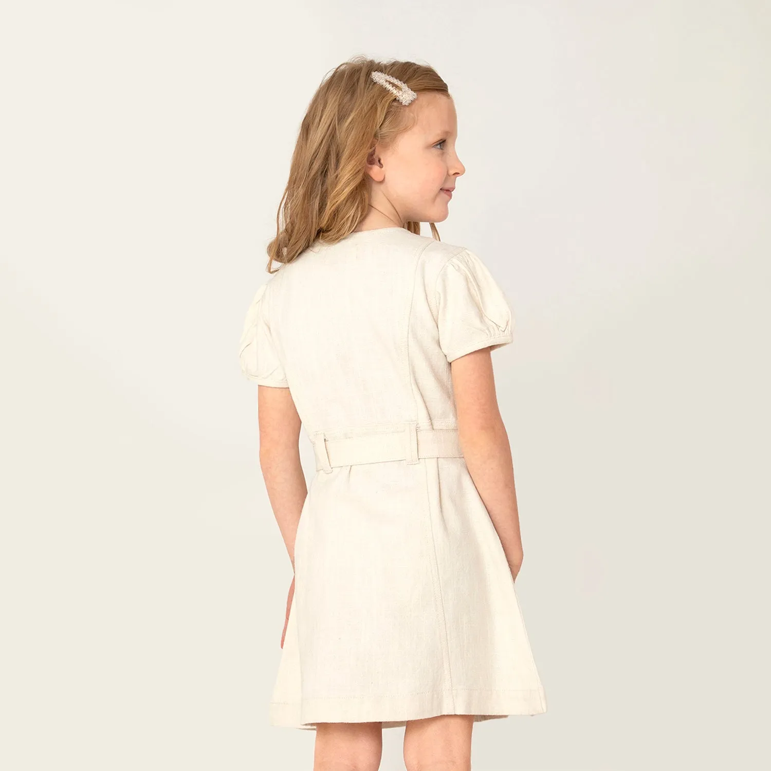 Cream Lemon Garden Dress